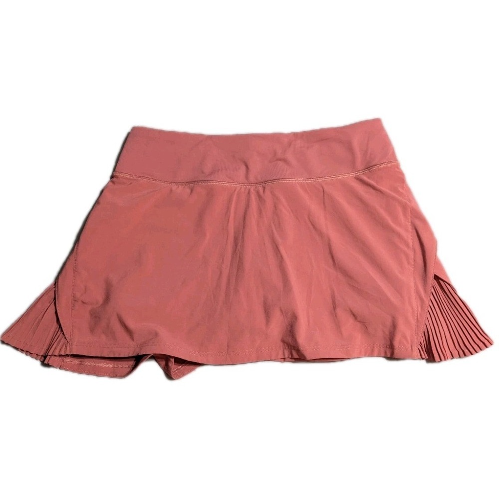Lululemon Play Off The Pleats Skirt Womens 4 Pink Tennis Golf Athletic Skort